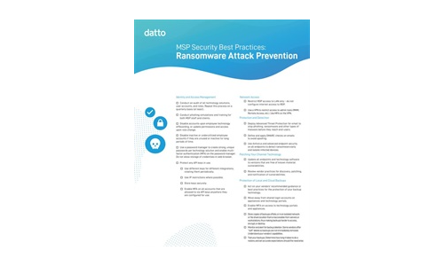 Best pratiques de sécurité MSP: prévention des attaques de ransomware