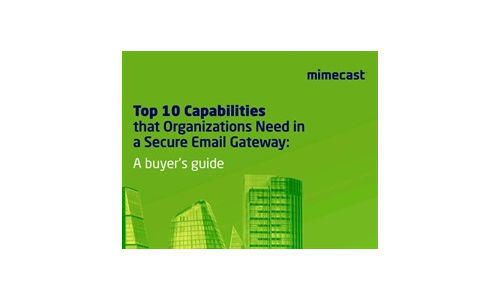 Secure Email Gateway: Guide de l